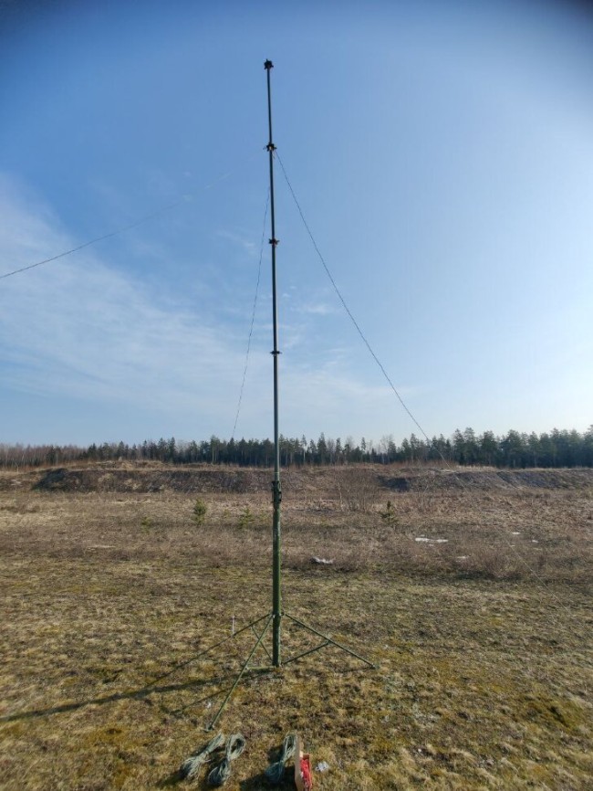 Телескопическая алюминиевая мачта